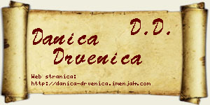 Danica Drvenica vizit kartica